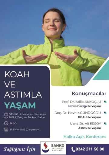 SANKO ÜNİVERSİTESİ HASTANESİ’NDE HALKA AÇIK KONFERANS