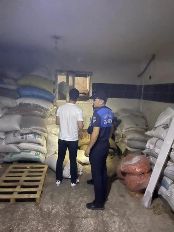 Şehitkamil'de 10 ton kuruyemiş imha edildi