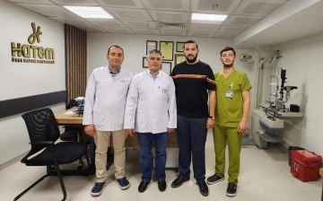 Sol gözünde görme kaybı oluşan hasta Hatem'de sağlığına kavuştu