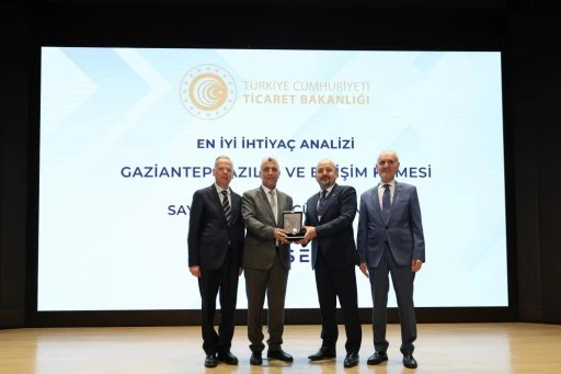 Ticaret Bakanlığı’ndan GSO’ya ödül