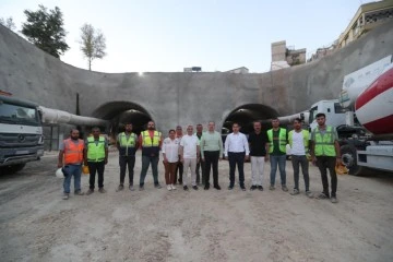 Tünel projesi tüm hızıyla ilerliyor