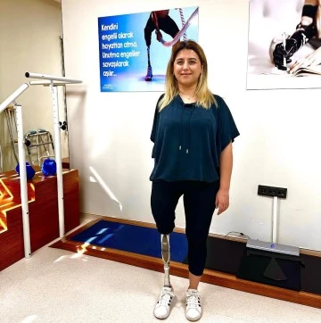 Türkiye’nin tek depremzede ve ampute fizyoterapisti