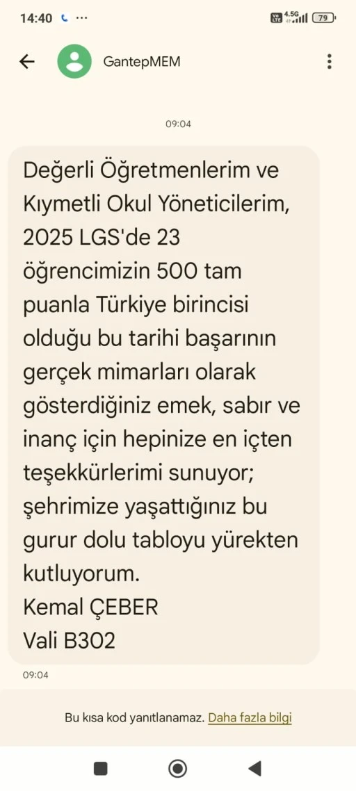 Valimiz Kemal &Ccedil;eber teşekk&uuml;r etti. 