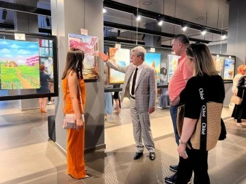 Yağlı boya ve ebru sergisi, ŞSG'de açıldı