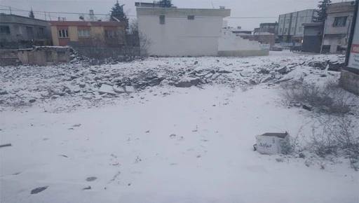 Yavuzeli'nde kar yağışı etkili oldu