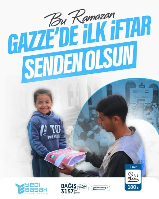 Yedi Başak İnsani Yardım Derneği tarafından Gazze Şeridi&rsquo;nin Han Yunus b&ouml;lgesinde