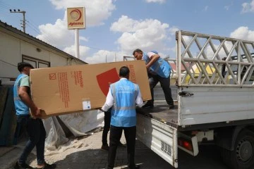 Yeni çiftlerin ev ihtiyaçları giderilmeye başlandı