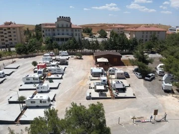 yeni karavan parkı Burç Ormanı’nda tamamlandı