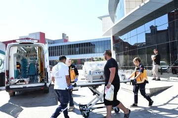Yenidoğan bebek, ambulans uçakla Gaziantep'ten İstanbul'a sevk edildi